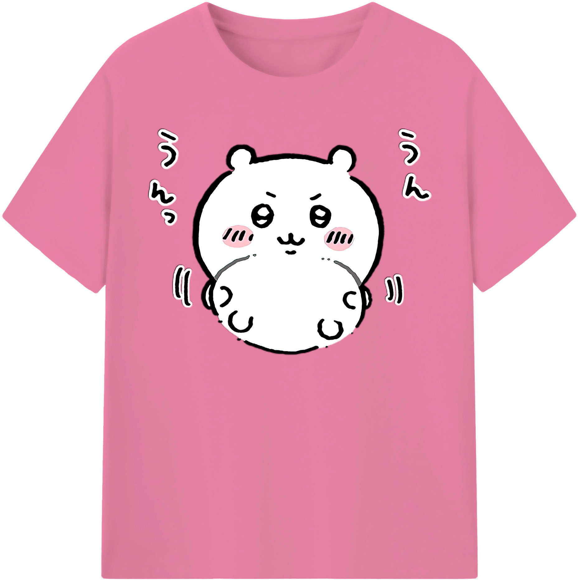 （画像用） ちいかわ ちいかわ Chii-kawa chiikawa 綿100％半袖Tシャツ（フロントプリント）